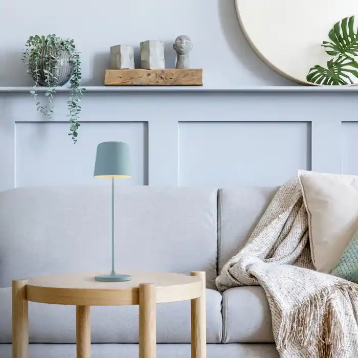 Superprijs Brilliant Kaami Tafellamp voor buiten LED Blauw, 1-licht