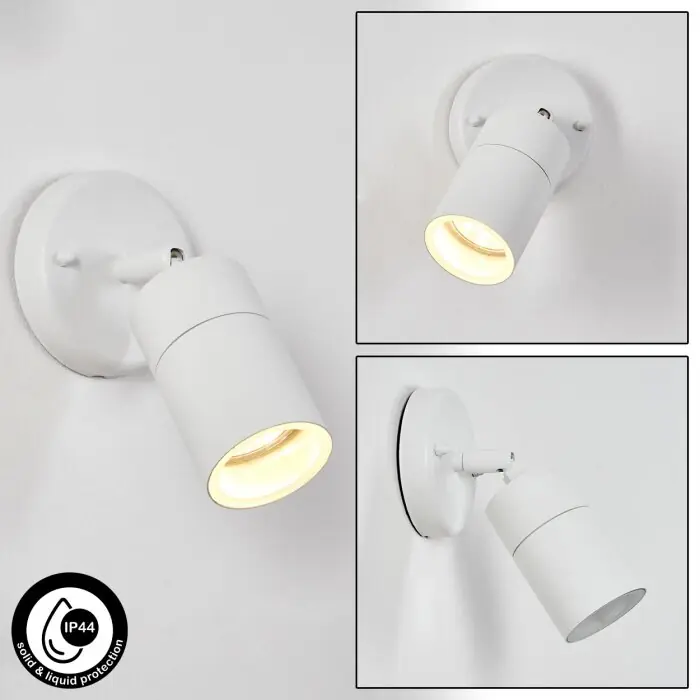 Aketohoin Buiten muurverlichting LED Wit, 1-licht Laatste Versie