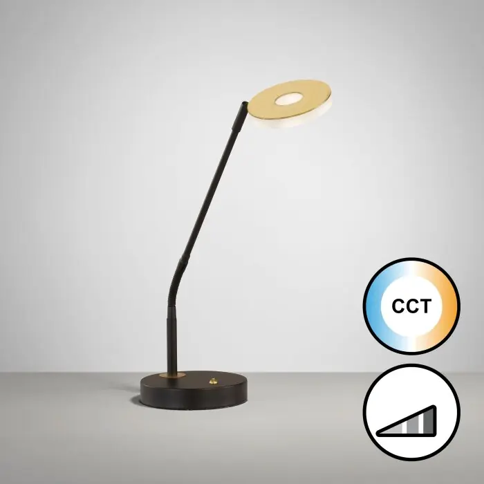 Weekendaanbieding Fischer & Honsel Dent Tafellamp LED Zwart, 1-licht