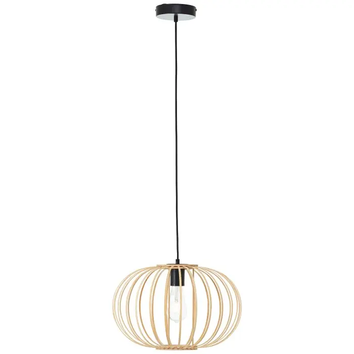 Brilliant Enca Hanglamp Zwart, 1-licht Rechtstreeks Van De Fabrikant