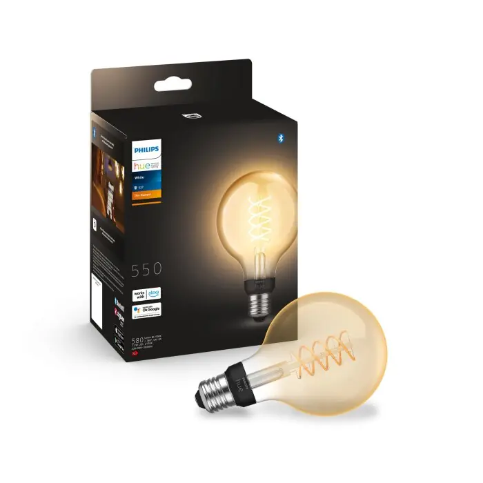 Merkproduct Philips Hue E27 LED 7 watt 2100 Kelvin 550 Lumen