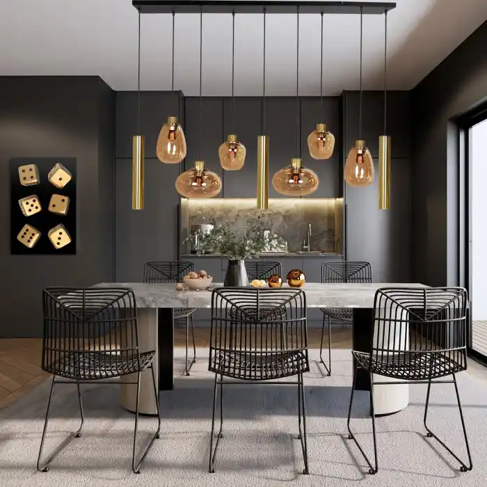 Steinhauer Reflexion Hanglamp LED, 9-lichts Betaalbaar