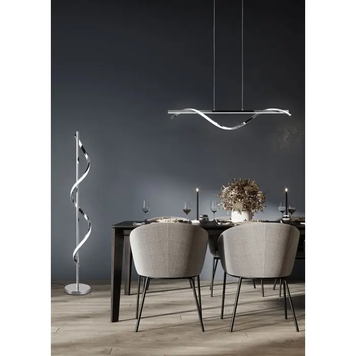 Reality Isabel Hanglamp LED Chroom, 1-licht Bestseller