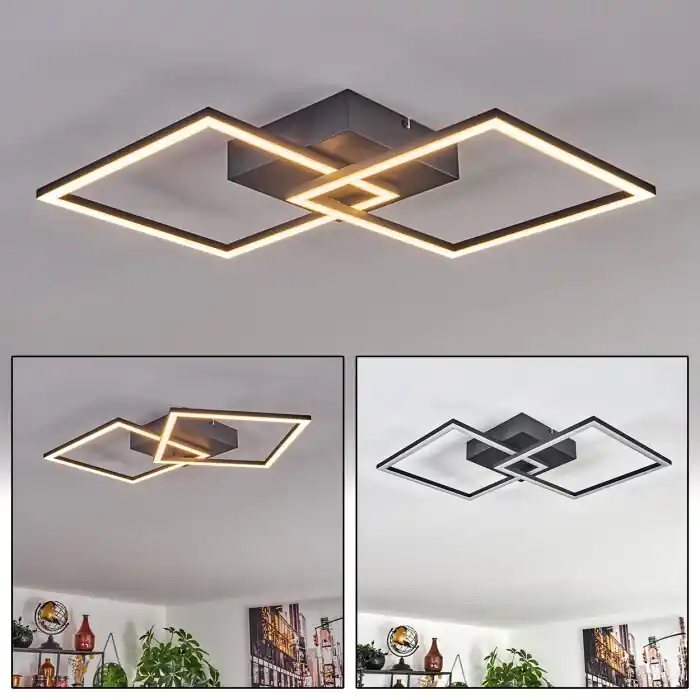 Alleen Vandaag Obo Plafondlamp LED Zwart, 1-licht