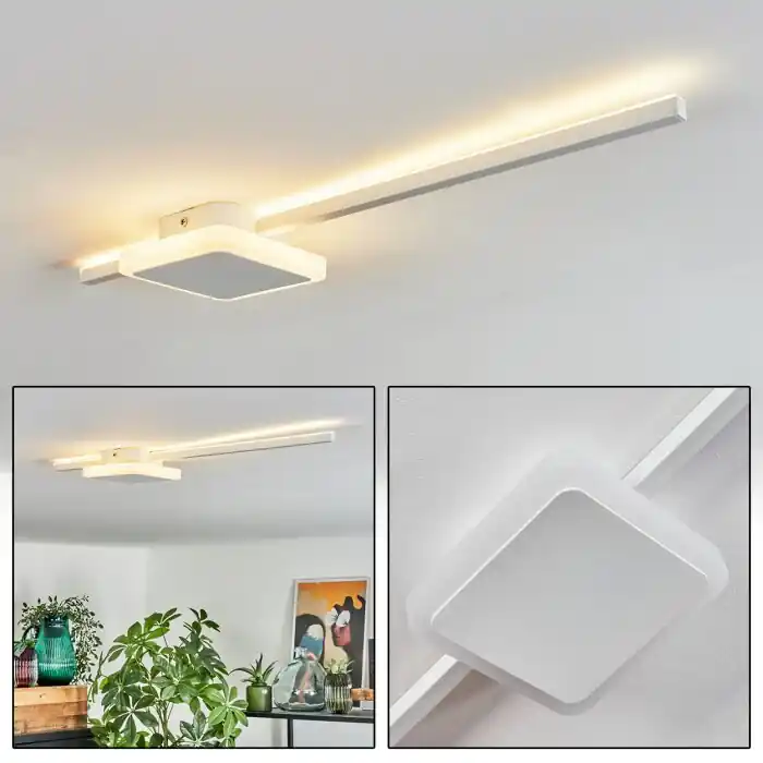 Rechtstreeks Van De Fabrikant Amdal Plafondlamp LED Wit, 2-lichts