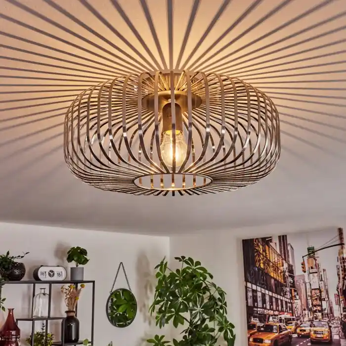 Wemude Plafondlamp Zilver, 1-licht Tijdelijk Beschikbaar