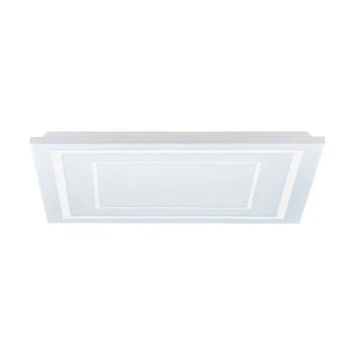 Superprijs Eglo ALBARCA Plafondlamp LED Wit, 1-licht, Afstandsbediening, Kleurwisselaar