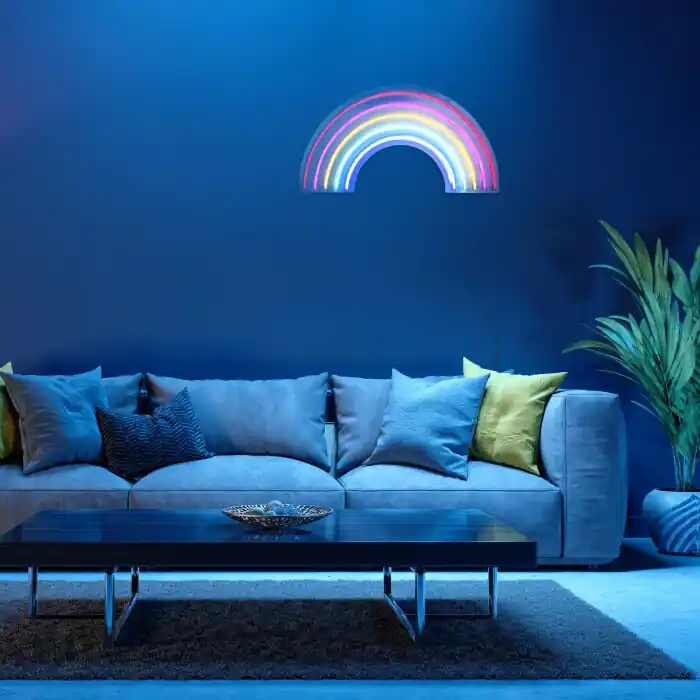 Leuchten-Direkt NEON-RAINBOW Decoratieve verlichting LED Kleurrijk, 1-licht Betrouwbaar