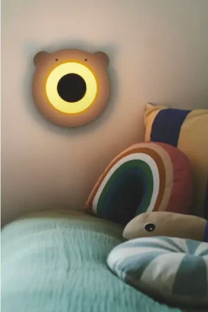 Veilige Betaling Nordlux BRUNABEAR Muurlamp Bruin, 1-licht