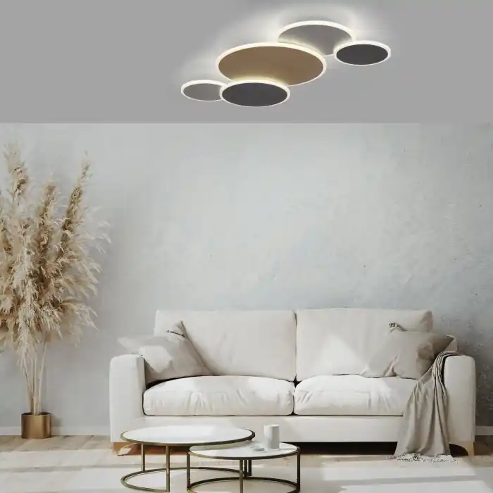 Dagaanbieding Paul Neuhaus Q-PIATO Plafondlamp LED Wit, 1-licht, Afstandsbediening