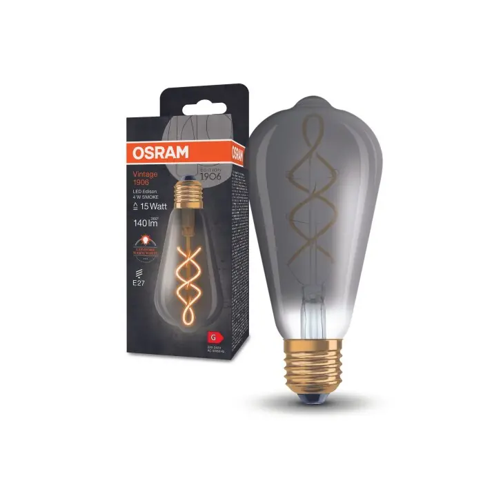 OSRAM Vintage 1906® LED E27 4 Watt 1800 Kelvin 140 Lumen Snelle Levering