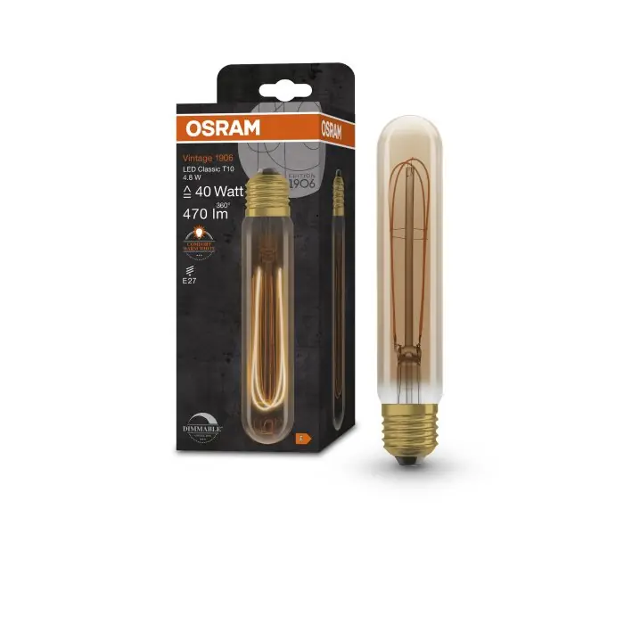 Snelle Levering OSRAM Vintage 1906® LED E27 4,8 watt 2200 kelvin 470 lumen