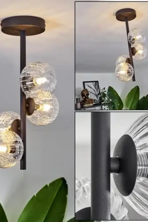Aanbieding Chehalis Plafondlamp - Glas Duidelijk, 4-lichts