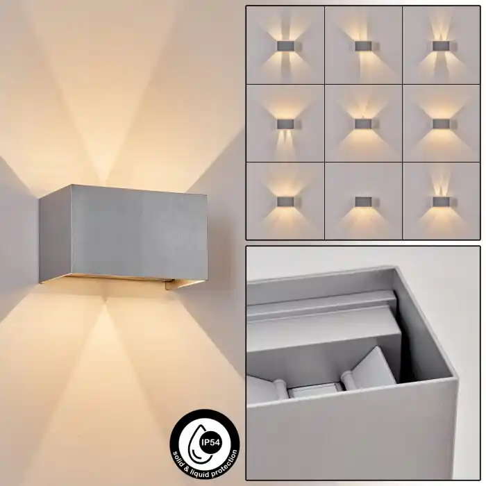 Bestel Nu Tamarin Buiten muurverlichting LED Grijs, 1-licht
