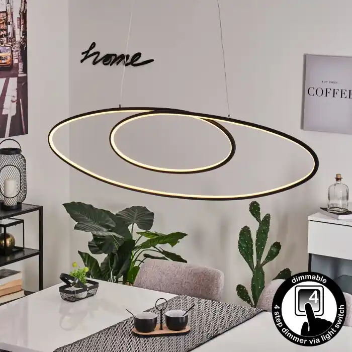 Uitverkoop Harpeth Hanglamp LED Zwart, 1-licht