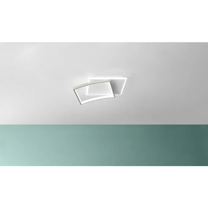 Lutec OVEST Plafondlamp LED Zilver, Wit, 1-licht Hoge Kwaliteit