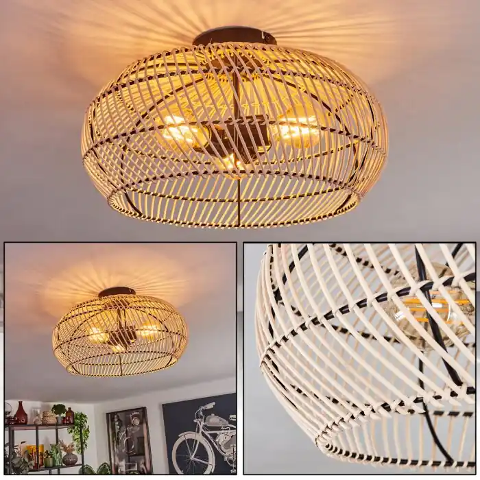 Must-Have Brandala Plafondlamp 40 cm Zwart, 3-lichts