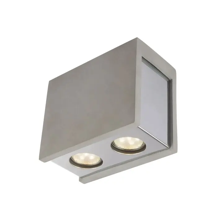 Globo TIMO Plafondlamp Grijs, 2-lichts Exclusieve Aanbieding