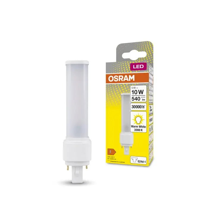 Beperkt Aanbod OSRAM DULUX G24d-1 5 watt 3000 kelvin 540 Lumen