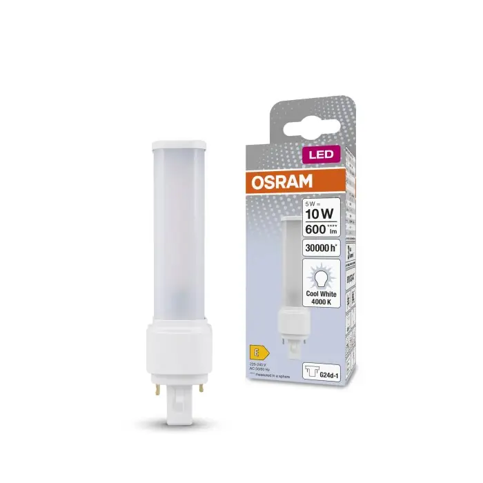 OSRAM DULUX G24d-1 5 watt 4000 kelvin 600 Lumen Beperkte Voorraad