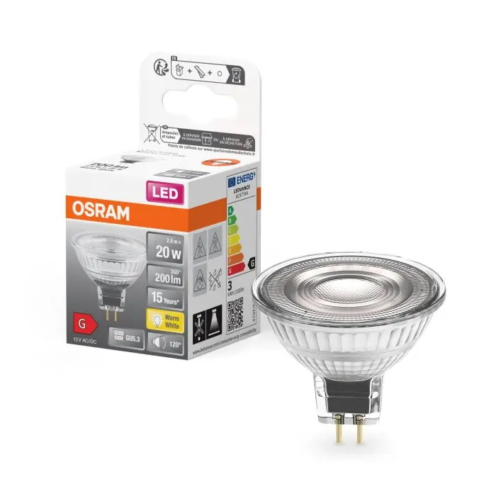 OSRAM LED Star GU5.3 2,6 watt 2700 kelvin 200 Lumen Korting