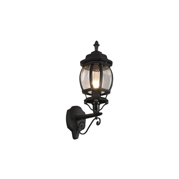 Trio Elvo Muurlamp Zwart, 1-licht Exclusieve Aanbieding