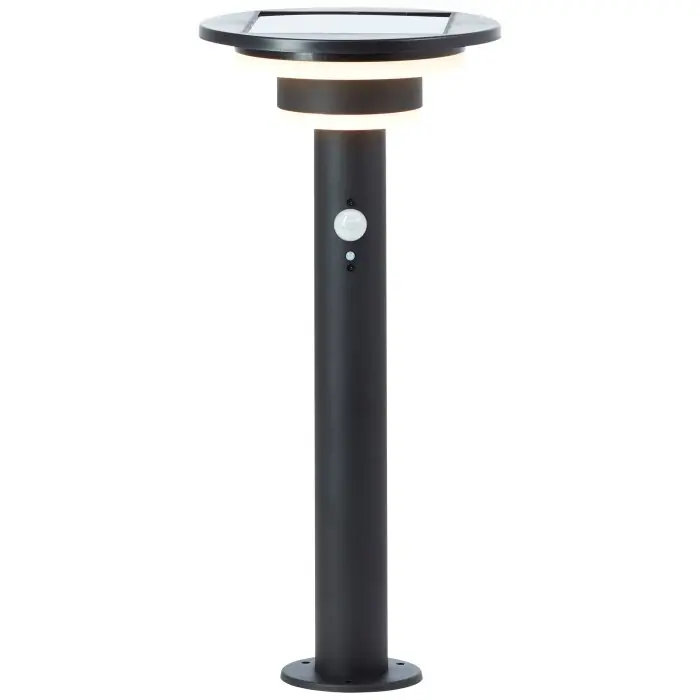 Must-Have Brilliant Garvina Buiten staande lamp LED Zwart, 1-licht, Bewegingsmelder