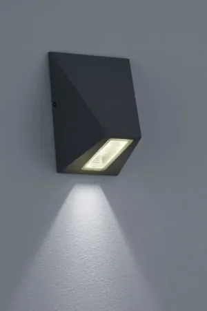 Betaalbaar Helestra Trim Buiten muurverlichting LED Zwart, 1-licht