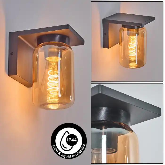 Beste Prijs Aquin Buiten muurverlichting Antraciet, 1-licht