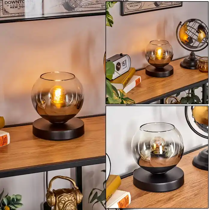 Premium Koyoto Tafellamp 15 cm Zwart, 1-licht