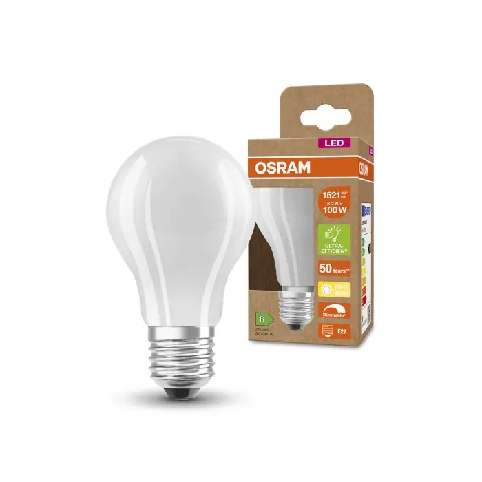 Osram E27 LED 8.2 Watt warm wit dimbaar 1521 Lumen Premium