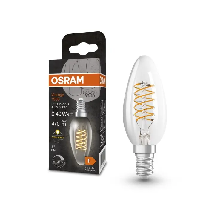 Osram E14 LED 4.8 Watt warm wit dimbaar 470 Lumen Shop Nu