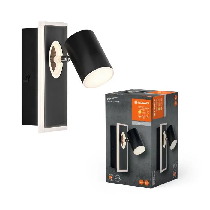 Ledvance Decor Plafondlamp LED Zwart, 1-licht Superprijs