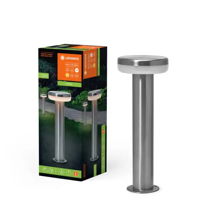 Bestseller Ledvance Endura Buiten staande lamp LED Staal geborsteld, 1-licht