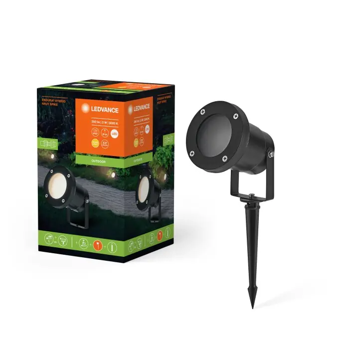 Weekendaanbieding Ledvance Endura Tuin spotlight LED Zwart, 1-licht