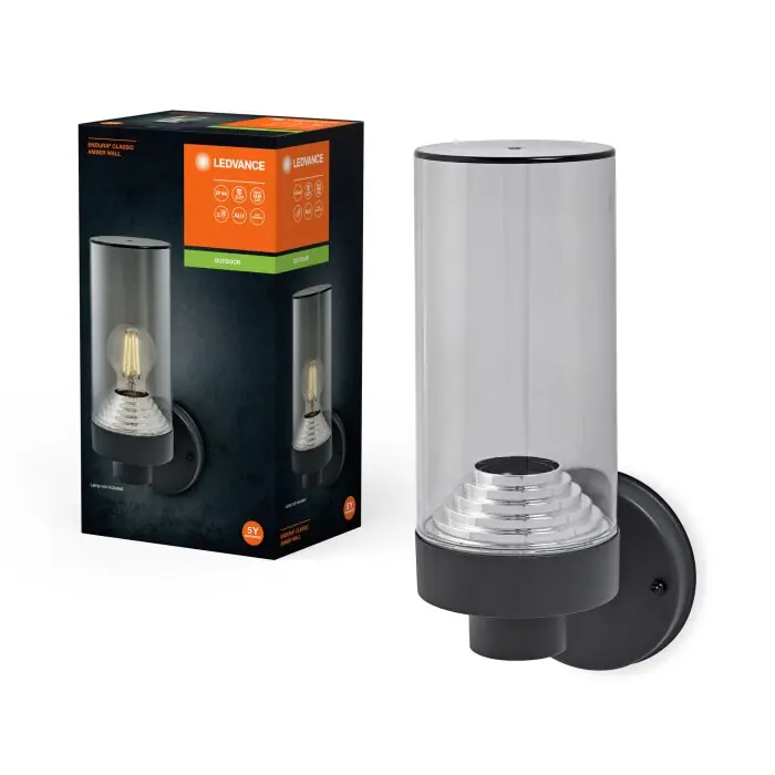 Ledvance Endura Wandlamp Grijs, 1-licht Alleen Vandaag
