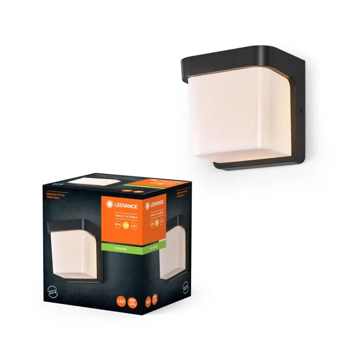 Beperkt Aanbod Ledvance Endura Wandlamp voor buiten LED Grijs, 1-licht