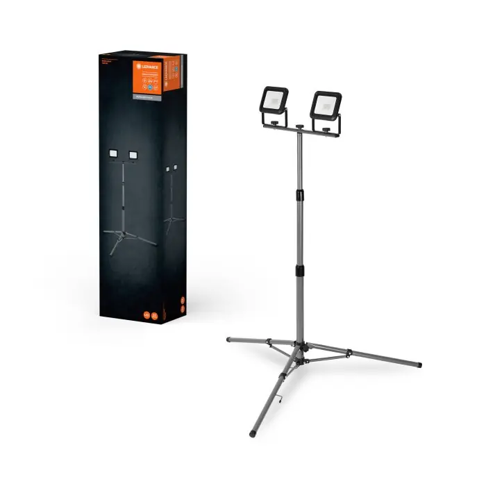 Laatste Versie Ledvance Worklight Bouw spotlight LED Grijs, Zwart, 1-licht