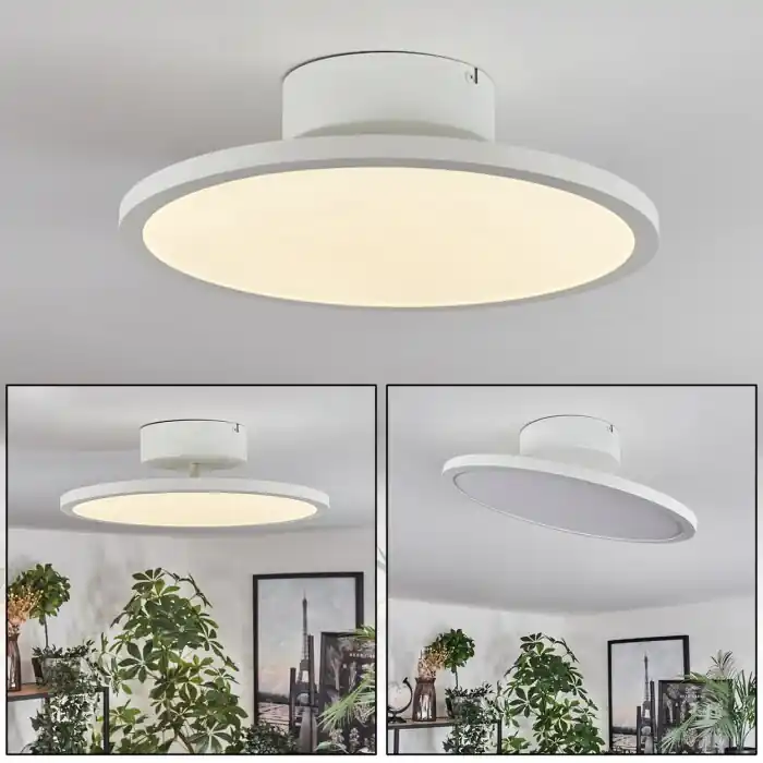 Rishult Plafondlamp LED Wit, 1-licht Tijdelijk Beschikbaar