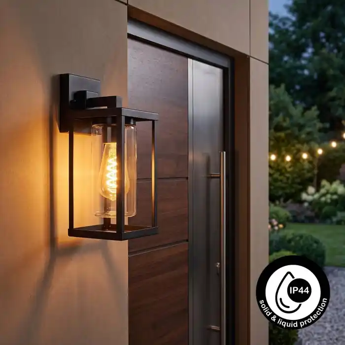 Avete Wandlamp voor buiten Zwart, 1-licht Dagaanbieding