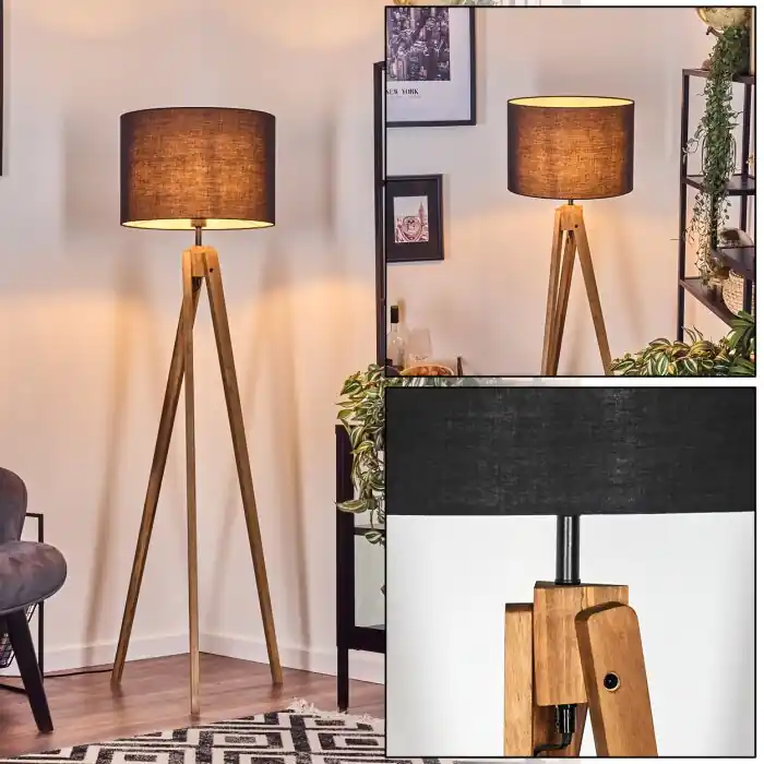 Bassagoda Staande lamp, Leeslamp Natuurlijke kleuren, 1-licht Merkproduct