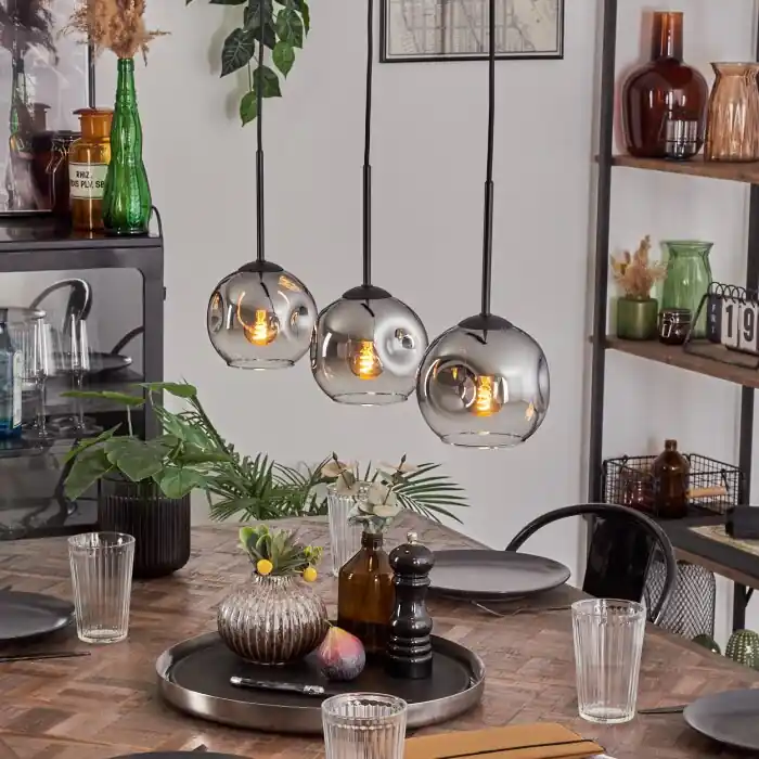 Ripoll Hanglamp Chroom, Duidelijk, 3-lichts Must-Have