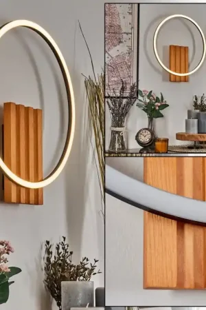 Betaalbaar Pompu Wandlamp LED Natuurlijke kleuren, Zwart, 1-licht