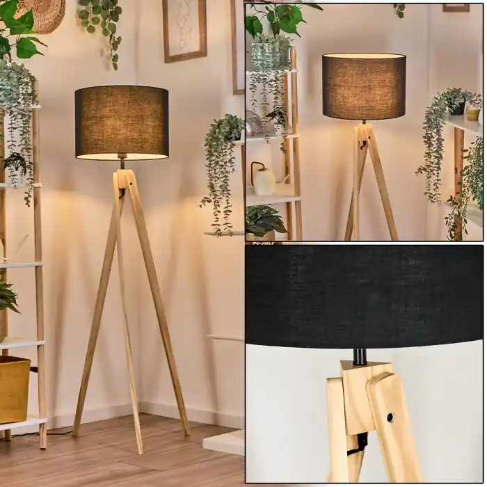 Bassagoda Staande lamp Natuurlijke kleuren, 1-licht Weekendaanbieding