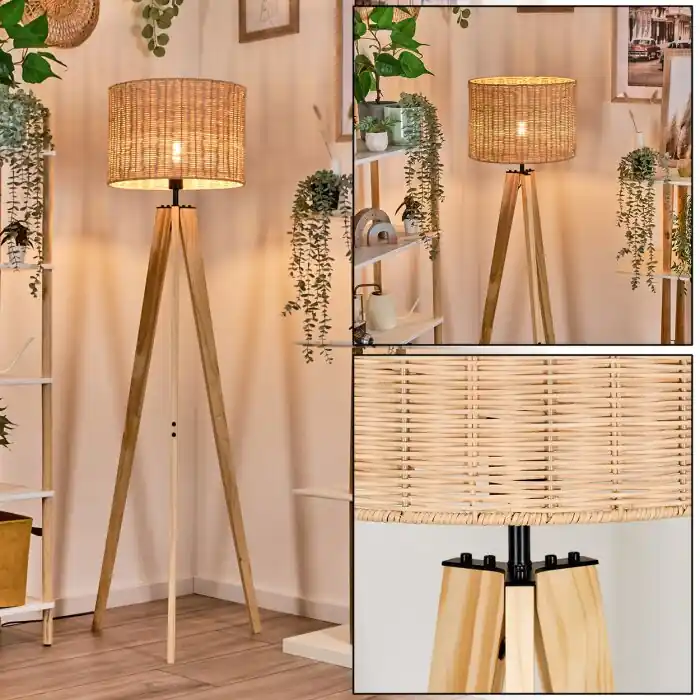 Cavaca Staande lamp Natuurlijke kleuren, 1-licht Snelle Levering