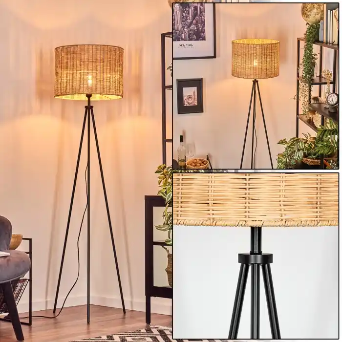 Koop Online Cavaca Staande lamp Natuurlijke kleuren, 1-licht