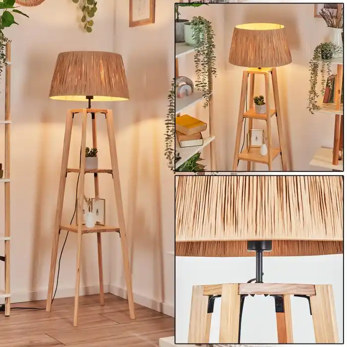 Granja Staande lamp Natuurlijke kleuren, 1-licht Bestel Nu