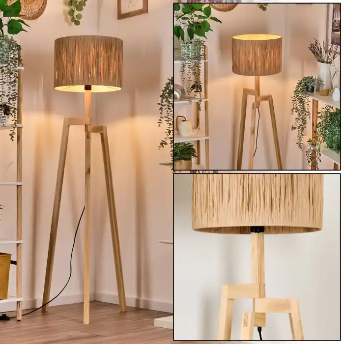 Granja Staande lamp Natuurlijke kleuren, 1-licht Shop Nu