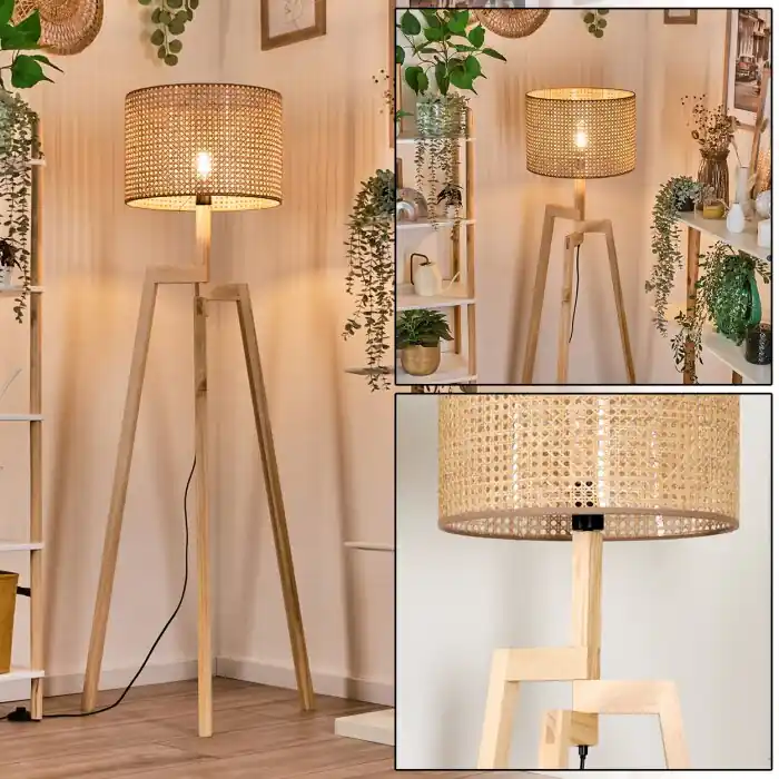 Fabrieksprijs Barcos Staande lamp Natuurlijke kleuren, 1-licht