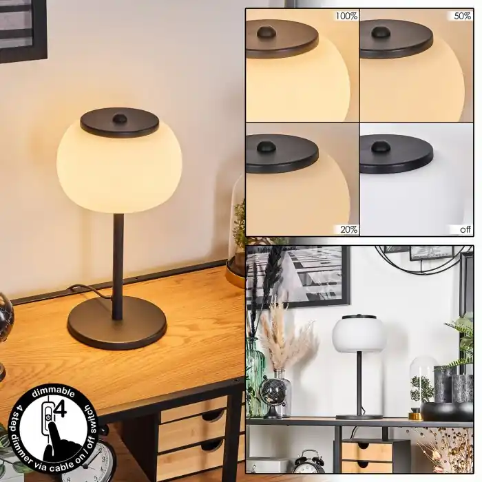 Izenave Tafellamp, Leeslamp Zwart, 1-licht Exclusieve Aanbieding